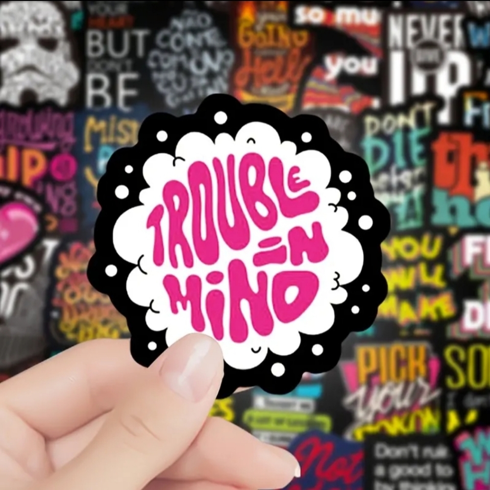 50 Stickers | No Repeats | Glossy Finish | Durable | Waterproof | Reusable - Picture 3 of 12